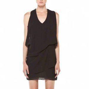 ACNE - BLACK MALLORY DRESS - SIZE 34